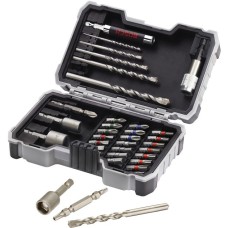Bosch Betonbohrer und Bit-Set, 35-teilig, Bohrer- & Bit-Satz(grau)