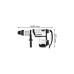 Bosch Bohrhammer GBH 12-52 DV(blau, 1.700 Watt, Koffer)