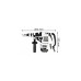 Bosch Bohrhammer GBH 3-28 DFR Professional(blau/schwarz, 800 Watt, Koffer)