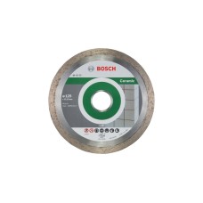 Bosch Diamanttrennscheibe Standard for Ceramic, Ø 125mm(10 Stück, Bohrung 22,23mm)