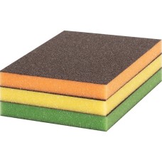Bosch EXPERT S473 Standard Schleifpad-Set, 3-teilig, Schleifschwamm(mehrfarbig, 98 x 120 x 13mm)