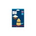 Bosch Expert C470 Schleifblatt, 62 x 102mm, K120(10 Stück, für Multischleifer)