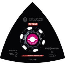 Bosch Expert Carbide Schleifplatte MAVZ 116 RT2 MultiMaterial, Ø 116mm, Schleifscheibe(Starlock Max, K20)