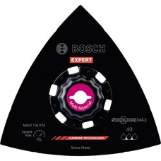 Bosch Expert Carbide Schleifplatte MAVZ 116 RT4 MultiMaterial, Ø 116mm, Schleifscheibe(Starlock Max, K40)