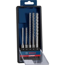 Bosch Expert Hammerbohrer-Satz SDS-plus-7X, 5-teilig(Ø 5 / 6 / 8 / 10mm, Arbeitslänge 50mm / 100mm)