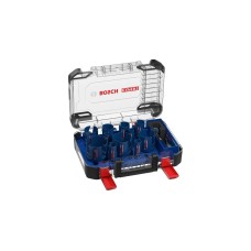 Bosch Expert Lochsägen-Set 'Construction Material', Ø 20-76mm, 15-teilig(mit Power Change Plus Adapter, Koffer)