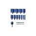 Bosch Expert Lochsägen-Set 'ToughMaterial', Ø 20-76mm, 14-teilig(mit Power Change Plus Adapter, Koffer)