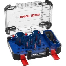 Bosch Expert Lochsägen-Set 'ToughMaterial', Ø 22-68mm, 9-teilig(mit Power Change Plus Adapter, Koffer)