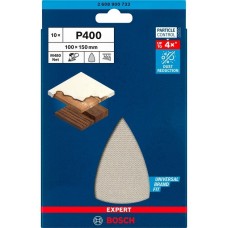 Bosch Expert M480 Netzstruktur-Schleifblatt 100 x 150mm, K400(10 Stück, für Multischleifer)