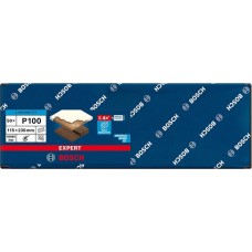 Bosch Expert M480 Netzstruktur-Schleifblatt 115 x 230mm, K100(50 Stück, für Schwingschleifer)