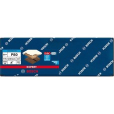 Bosch Expert M480 Netzstruktur-Schleifblatt 115 x 230mm, K80(50 Stück, für Schwingschleifer)