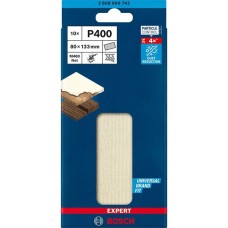 Bosch Expert M480 Netzstruktur-Schleifblatt 80 x 133mm, K400(10 Stück, für Schwingschleifer)