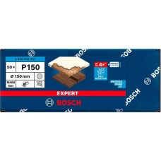 Bosch Expert M480 Netzstruktur-Schleifblatt Ø 150mm, K150(50 Stück, für Exzenterschleifer)