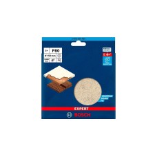 Bosch Expert M480 Netzstruktur-Schleifblatt Ø 150mm, K80(5 Stück, für Exzenterschleifer)