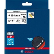 Bosch Expert Multiloch Stützteller, mittelhart, Ø150mm, M8, Schleifteller(schwarz, für Bosch Exzenterschleifer)