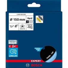 Bosch Expert Multiloch Universalstützteller, hart, Ø150mm, M8+5/16", Schleifteller(schwarz, für Exzenterschleifer)