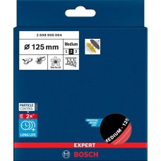 Bosch Expert Multiloch Universalstützteller, mittelhart, Ø125mm, M8+5/16", Schleifteller(schwarz, für Exzenterschleifer)