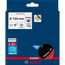 Bosch Expert Multiloch Universalstützteller, mittelhart, Ø150mm, M8+5/16", Schleifteller(schwarz, für Exzenterschleifer)