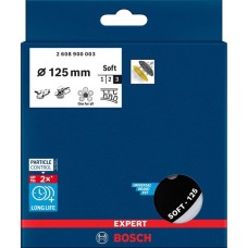 Bosch Expert Multiloch Universalstützteller, weich, Ø125mm, M8+5/16", Schleifteller(schwarz, für Exzenterschleifer)