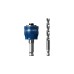 Bosch Expert Power Change Plus Adapter, Hex 11mm(blau, 2-teilig, mit HSS-G Zentrierbohrer Ø 7,15mm x105mm)