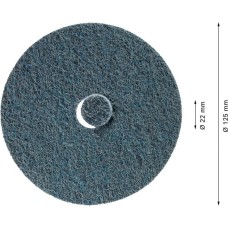 Bosch Expert Vlies-Schleifscheibe N477 SCM, Ø 125mm, sehr fein(Bohrung Ø 22mm, für kleine Winkelschleifer)