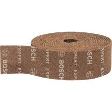 Bosch Expert Vliesrolle N880 Grob A, 100mmx10m, Schleifblatt(braun, 10 Meter Rolle, zum Handschleifen)