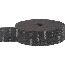 Bosch Expert Vliesrolle N880 Medium S, 100mmx10m, Schleifblatt(schwarz, 10 Meter Rolle, zum Handschleifen)
