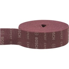 Bosch Expert Vliesrolle N880 Sehr fein A, 100mmx10m, Schleifblatt(rot, 10 Meter Rolle, zum Handschleifen)