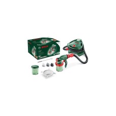 Bosch Farbsprühsystem PFS 5000 E, Sprühpistole(grün/schwarz, 1.200 Watt, Düse für Lackfarben + Düse für Wandfarbe)