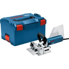 Bosch Flachdübel-Fräse GFF 22 A, Nutfräse(blau, 670 Watt, L-BOXX 238)