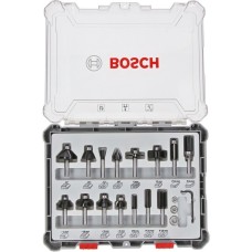 Bosch Fräser-Set, 15-teilig(8mm-Schaft)