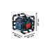Bosch GPB 18V-5 C, Baustellenradio(blau/schwarz, UKW, Bluetooth)