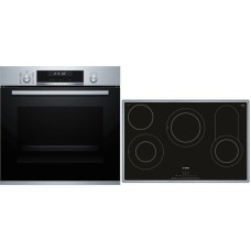 Bosch HBD672LS81, Backofen-Set(edelstahl/schwarz)