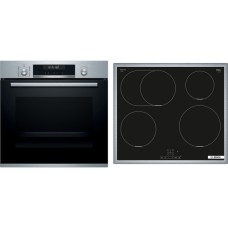 Bosch HBD675CS61, Backofen-Set(schwarz)