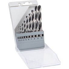 Bosch HSS-Spiralbohrer-Satz PointTeQ, 135°, 10-teilig(in Kassette)
