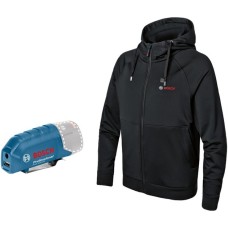 Bosch Heat+Jacket GHH 12+18V Solo Größe 3XL, Arbeitskleidung(schwarz, ohne Akku und Ladegerät)