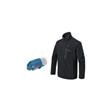 Bosch Heat+Jacket GHJ 12+18V Solo Größe 2XL, Arbeitskleidung(schwarz, ohne Akku und Ladegerät)