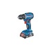 Bosch Kombi-Set Akku-Bohrschrauber GSR 18V-45 + Akku-Bohrhammer GBH 18V-22(blau, 2x Li-Ionen Akku 4,0Ah, Werkzeugtasche)