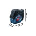 Bosch Kombilaser GCL 2-50 C Professional + RM2 + BM3, Kreuzlinienlaser(blau/schwarz, Li-Ionen-Akku 2,0 Ah, in L-BOXX, rote Laserlinien, mit Halterungen)