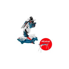 Bosch Kombinationssäge GTM 12 JL + Arbeitstisch GTA 2600, Kapp-und Gehrungssäge(blau/silber, 1.800 Watt)