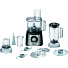 Bosch Kompakt-Küchenmaschine MultiTalent 3 Plus(schwarz/edelstahl (gebürstet), 900 Watt)