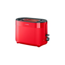 Bosch Kompakt-Toaster MyMoment TAT2M124(rot, 950 Watt, für 2 Scheiben Toast)