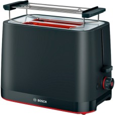 Bosch Kompakt-Toaster MyMoment TAT3M123(schwarz, 950 Watt, für 2 Scheiben Toast)