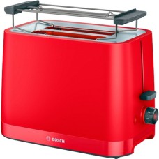 Bosch Kompakt-Toaster MyMoment TAT3M124(rot, 950 Watt, für 2 Scheiben Toast)