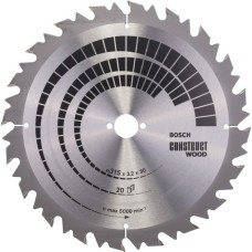 Bosch Kreissägeblatt Construct Wood, Ø 315mm, 20Z(Bohrung 30mm, für Tischkreissägen)