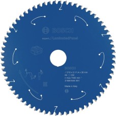 Bosch Kreissägeblatt Expert for Laminated Panel, Ø 210mm, 66Z(Bohrung 30mm, für Akku-Handkreissägen)