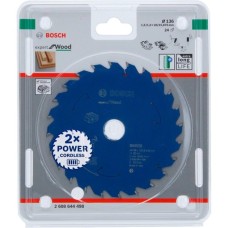 Bosch Kreissägeblatt Expert for Wood, Ø 136mm, 24Z(Bohrung 20mm, für Akku-Handkreissägen)