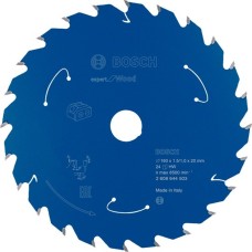 Bosch Kreissägeblatt Expert for Wood, Ø 160mm, 24Z(Bohrung 20mm, für Akku-Handkreissägen)