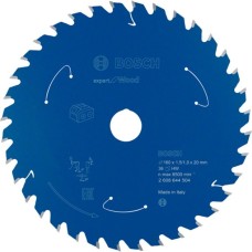 Bosch Kreissägeblatt Expert for Wood, Ø 160mm, 36Z(Bohrung 20mm, für Akku-Handkreissägen)