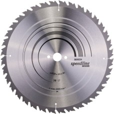Bosch Kreissägeblatt Speedline Wood, Ø 400mm, 36Z(Bohrung 30mm, für Tischkreissägen)